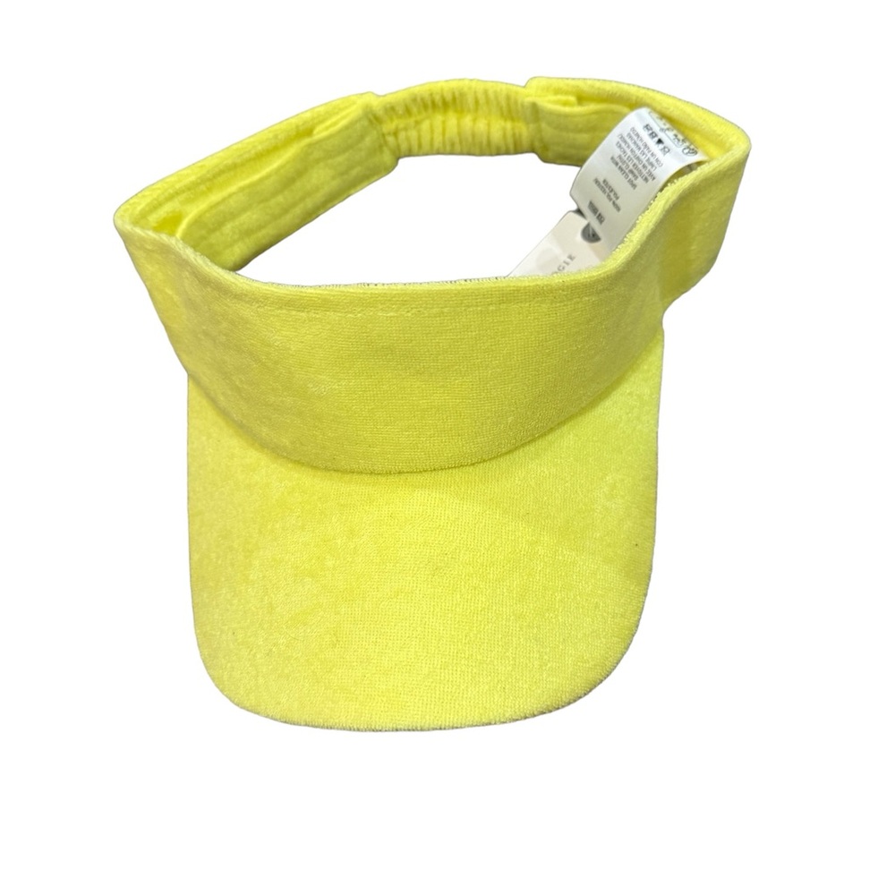 NWT Anthropologie Terry Visor Hat‎ Textile Yellow - Picture 2 of 7